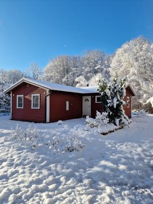 Skogsnära stuga i Ludvigsborg