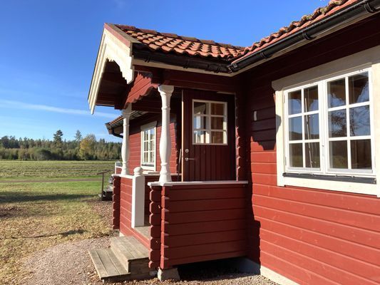 Stuga i bästa läge på Siljan Airpark