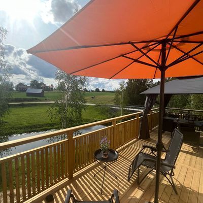 Stuga 20 min från Järvsö med privat brygga!