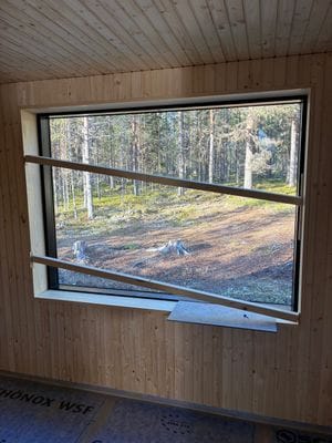 Bastun under uppbyggnad, så här härlig blir utsikten!