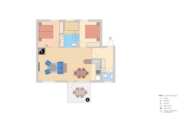 Hyr denna stuga i Åre på 76 m². 4-6 sängplatser. Från 15 000 kr per vecka. Se bilder och tillgänglighet här.