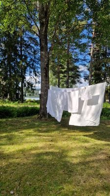 Nyrenoverad stuga med egen brygga - Bild 41