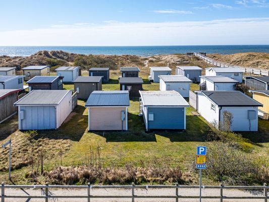 Strandnära badstugor på Skrea Strand i Falkenberg - Bild 9