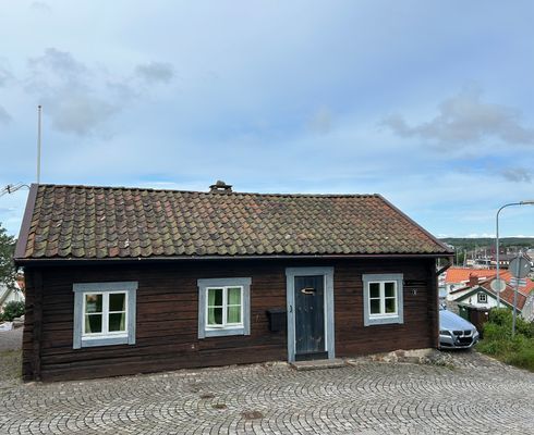 Stuga med havsutsikt