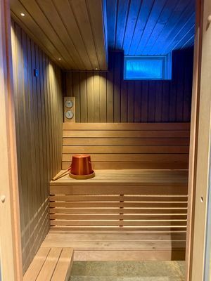 Nedrevåning spa/badrum - bastu