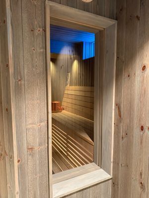 Nedrevåning spa/badrum - bastu