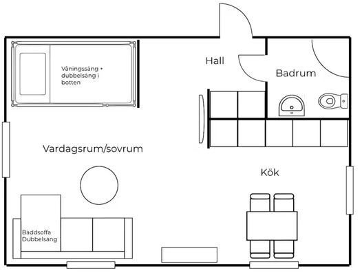 Mysig fjällstuga i Hundfjället - Bild 6