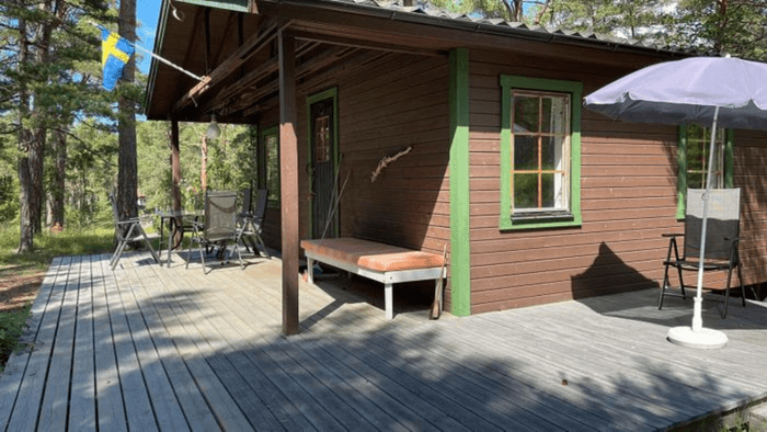 Strandnära fritidsboende på Ireviken