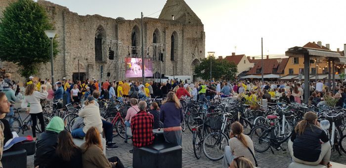 Fotboll på Stora torget
