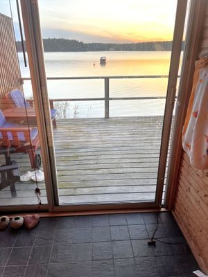 Tillgång till bastu vid havsviken