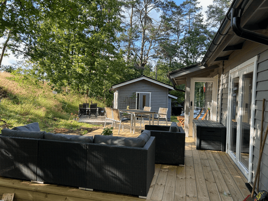 Stuga mitt skogen, vid Brösarps backar