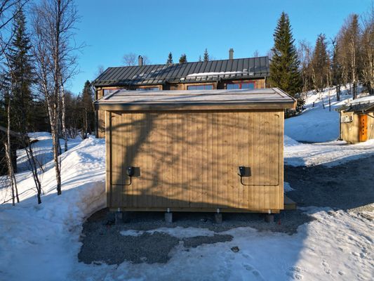 Vallabod med möjlighet till elbilsladdning