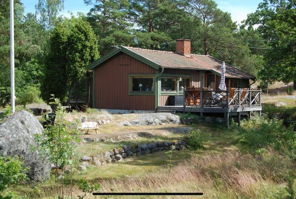 Mysig stuga på Ytterö.