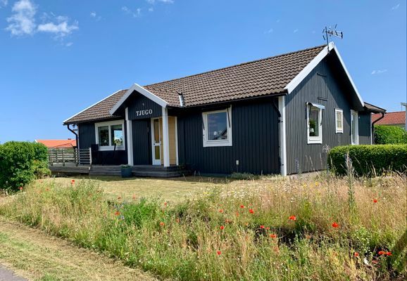 Havsutsikt i vackra Sandvik på Öland 13 sovplatser