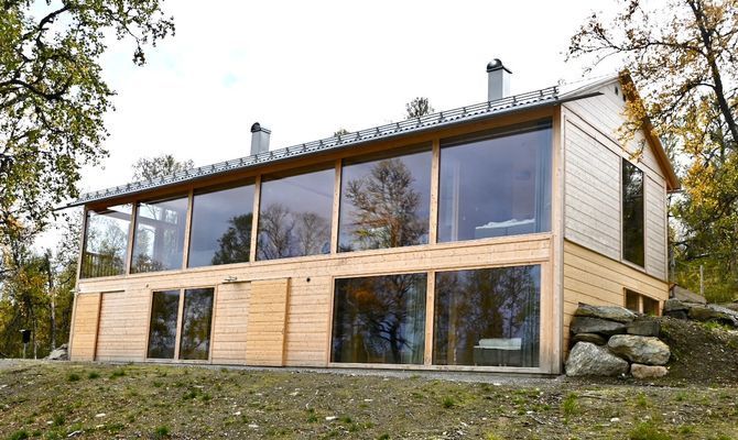 Lägenhet i nybyggd fjällstuga