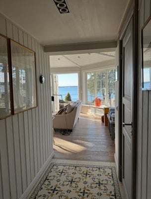 Egen udde med bastu, bryggor och magisk solnedgång - Bild 9