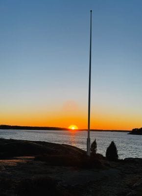 Egen udde med bastu, bryggor och magisk solnedgång - Bild 3