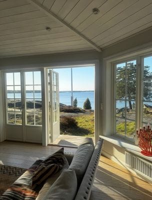 Egen udde med bastu, bryggor och magisk solnedgång - Bild 7