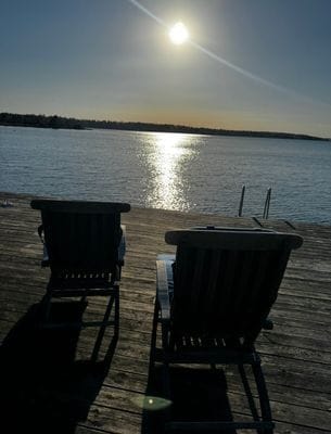 Egen udde med bastu, bryggor och magisk solnedgång - Bild 16