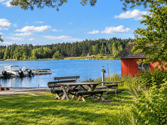 Sommaridyll nära bad och hamn – med privat jacuzzi - Bild 29