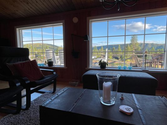 Fjällstuga m öppenspis & vedeldad bastu - Bild 17