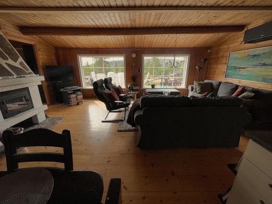 Fjällstuga m öppenspis & vedeldad bastu - Bild 16