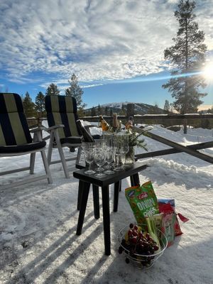 Fjällstuga m öppenspis & vedeldad bastu - Bild 7