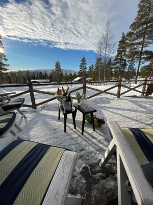 Fjällstuga m öppenspis & vedeldad bastu - Bild 5