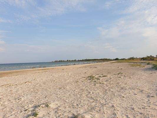 Stranden ca 200m från huset