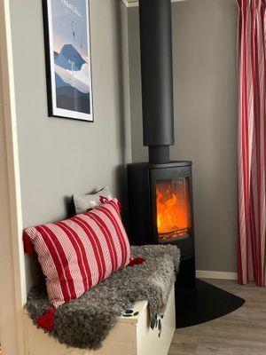 Fin fjällstuga med bastu och kamin - Bild 9