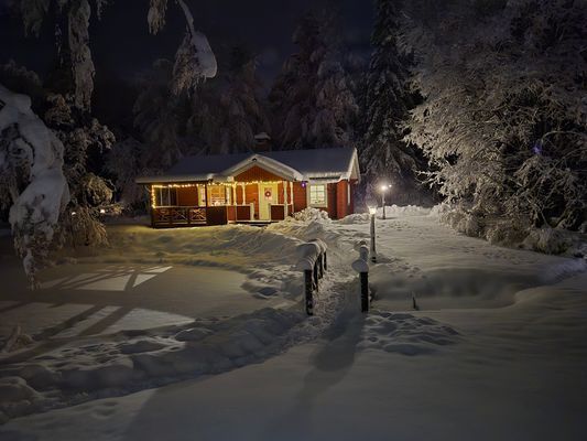 Timmerstuga i natursköna Dalarna