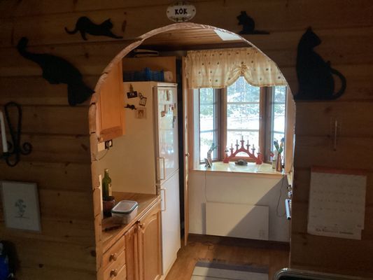 Älvutsikt Sälen, rustik brun stuga - Bild 11