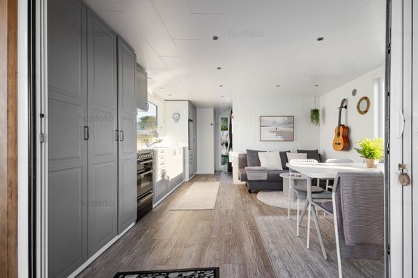 Lyxig husbåt med bastu, takterrass och havsaccess - Bild 8