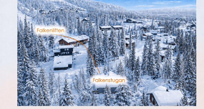 Falkenstugan – Ski-in, bastu & 150 m till lift - Bild 4