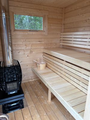 Stuga på Rådmansö med ny vedeldad bastu - Bild 9