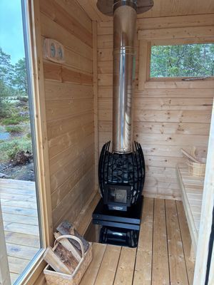 Stuga på Rådmansö med ny vedeldad bastu - Bild 8