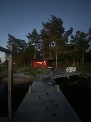 Äspholmen, strandnära skärgårdshus. - Bild 9