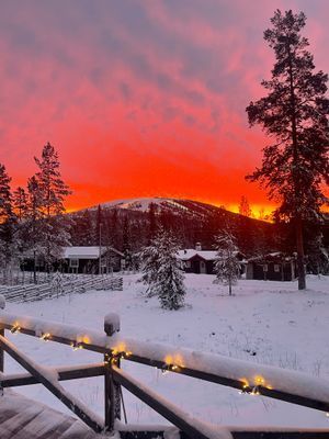 Fjällstuga med kamin & bastu - Bild 5