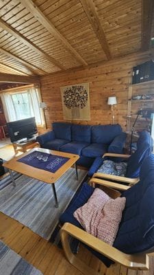 Trivsam, blå stuga i Lofsdalen - Bild 4