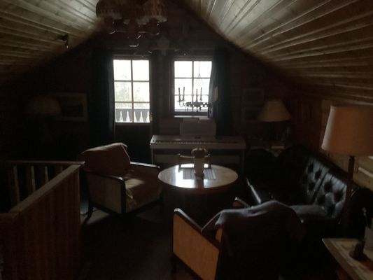 Älvutsikt Sälen, rustik brun stuga - Bild 12