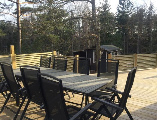 En av uteplatserna där det passar bra att äta