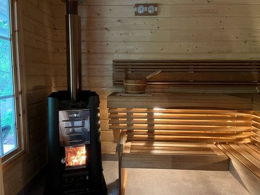 Hus med badtunna, bastu. 300 m till sjö.Båt ingår. - Bild 42