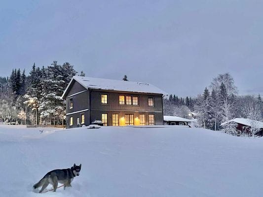 Fjällhus passar stort sällskap