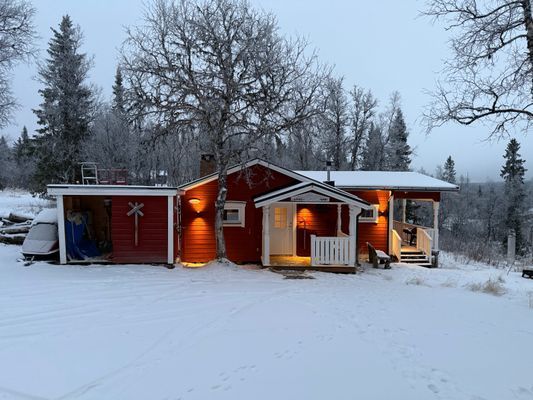 Trevlig stuga i lugnt område med härlig utsikt.