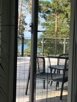 Utsikt från stora sovrummet