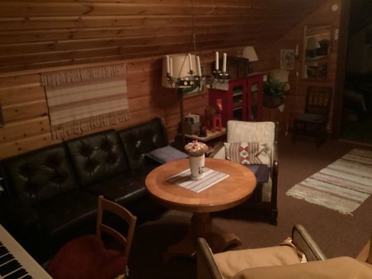 Älvutsikt Sälen, rustik brun stuga - Bild 13