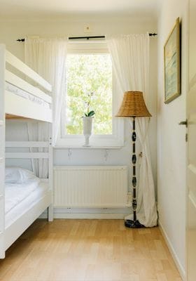 Sovrum med våningssäng