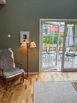 Pardörrar ut till altan