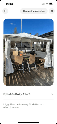 Uteplats på framsidan