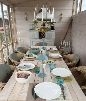 Matplats i orangeriet